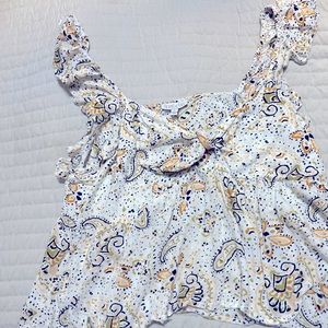Paisley, crop-top